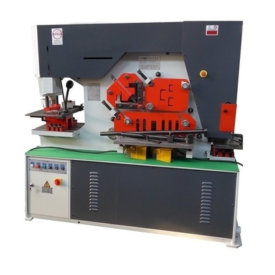 90 تن کوچک هیدرولیک Ironworker Q35y-20 Punching Shearing Machine Angle Iron Shear